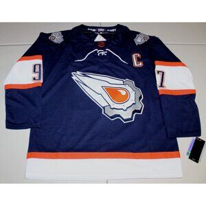 NHL Edmonton Oilers Connor McDavid #97 Reverse Retro Sewn Jersey Sz 52 Large NWT
